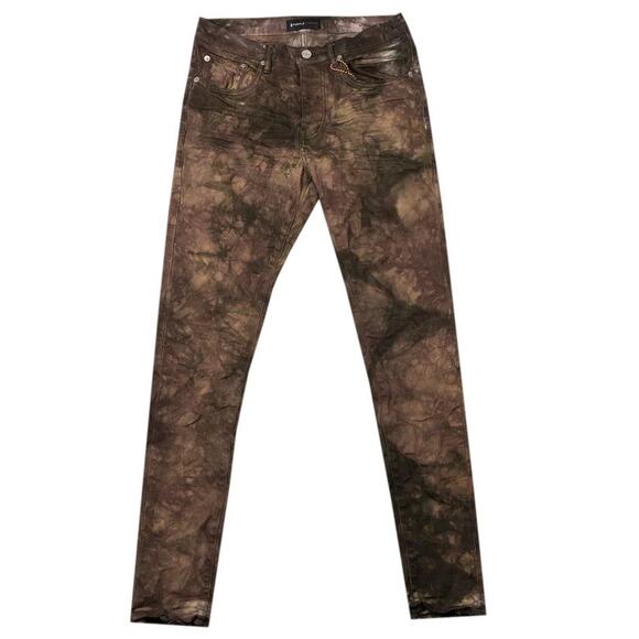 Purple Brand Men's "Rusted" Multi-Color Jeans, Distressed Hem, Size 32 - Picture 1 of 4